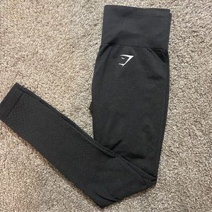 Gymshark vital seamless black marl leggings